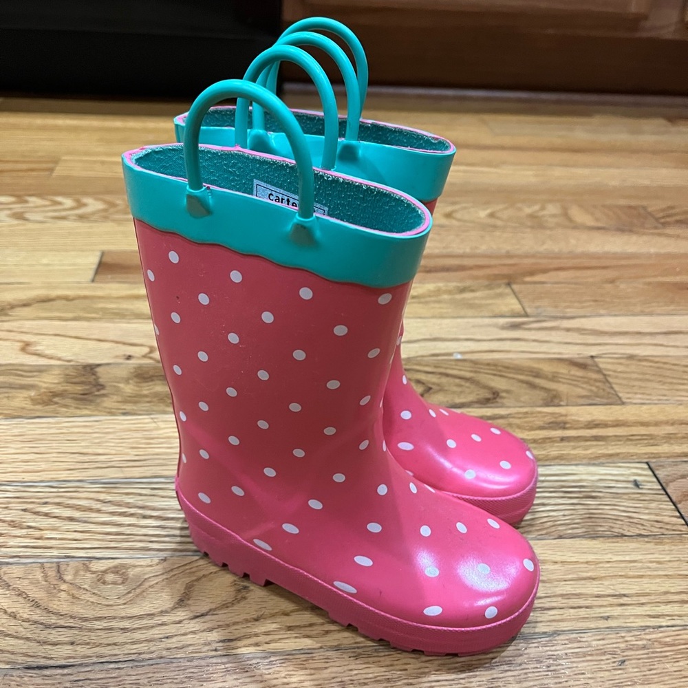Girls 10M Carter’s Rain Boots